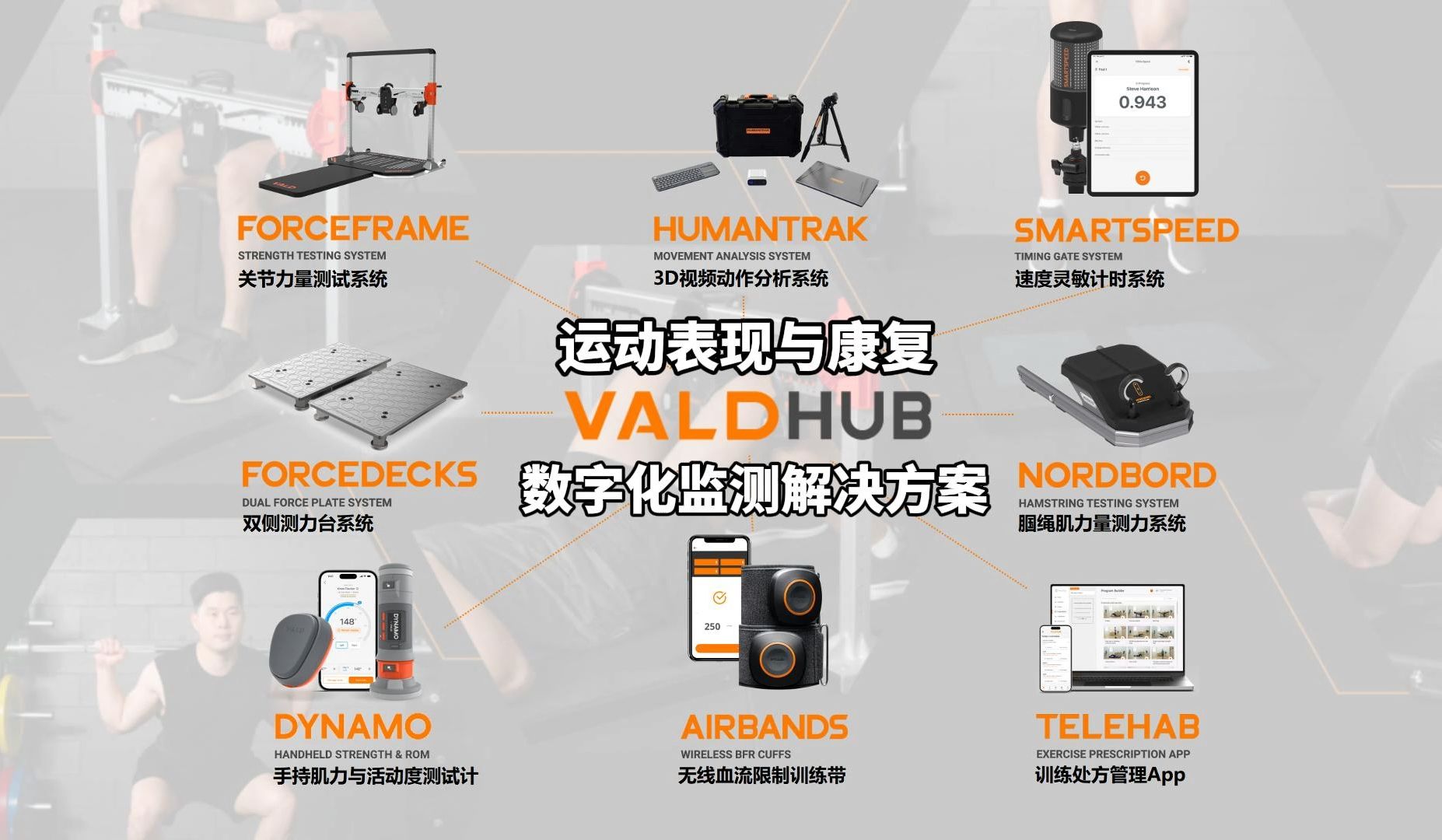 VALD 运动表现与康复 数字化监测评估解决方案