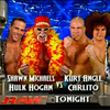 WWE.Monday.Night.Raw.2005.07.04 Hulk Hogan & HBK vs. Carlito & Kurt Angle