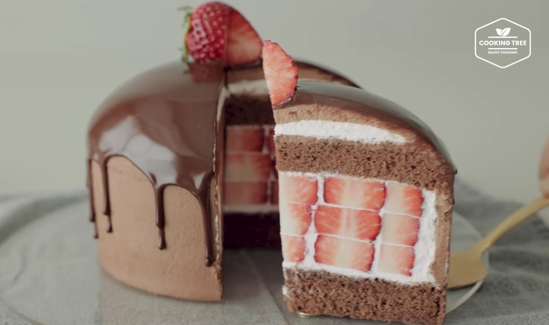 【Cooking Tree】草莓巧克力蛋糕