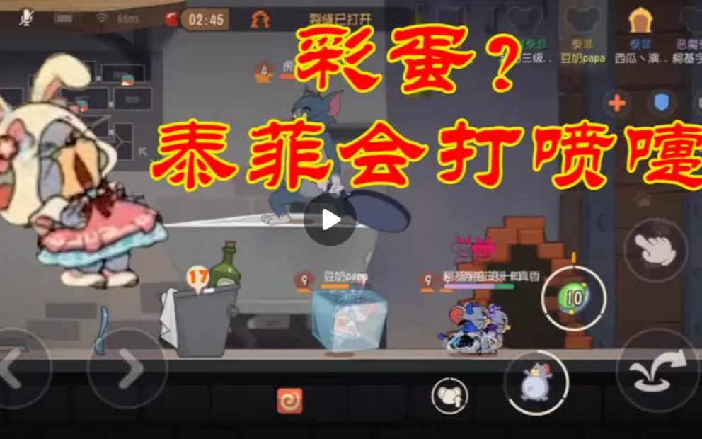 猫和老鼠手游泰菲最新彩蛋转载