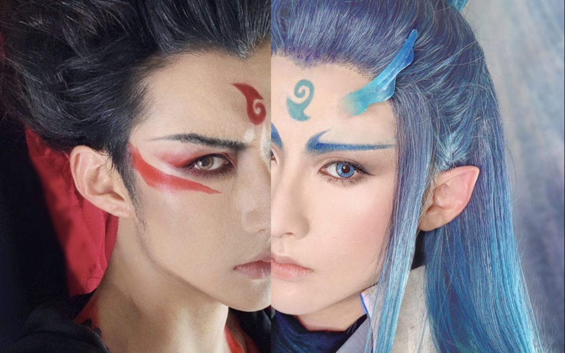 【coser小梦】哪吒之魔童降世 哪吒 敖丙仿妆