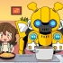 变形金刚 电影《大黄蜂》日本Q版动画《大黄蜂在地球上的日子》第3集 烹饪