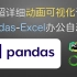 【Python】Pandas 1.0 数据分析 & Excel 办公自动化 超详细动画可视化讲解 (2020 持续更新 