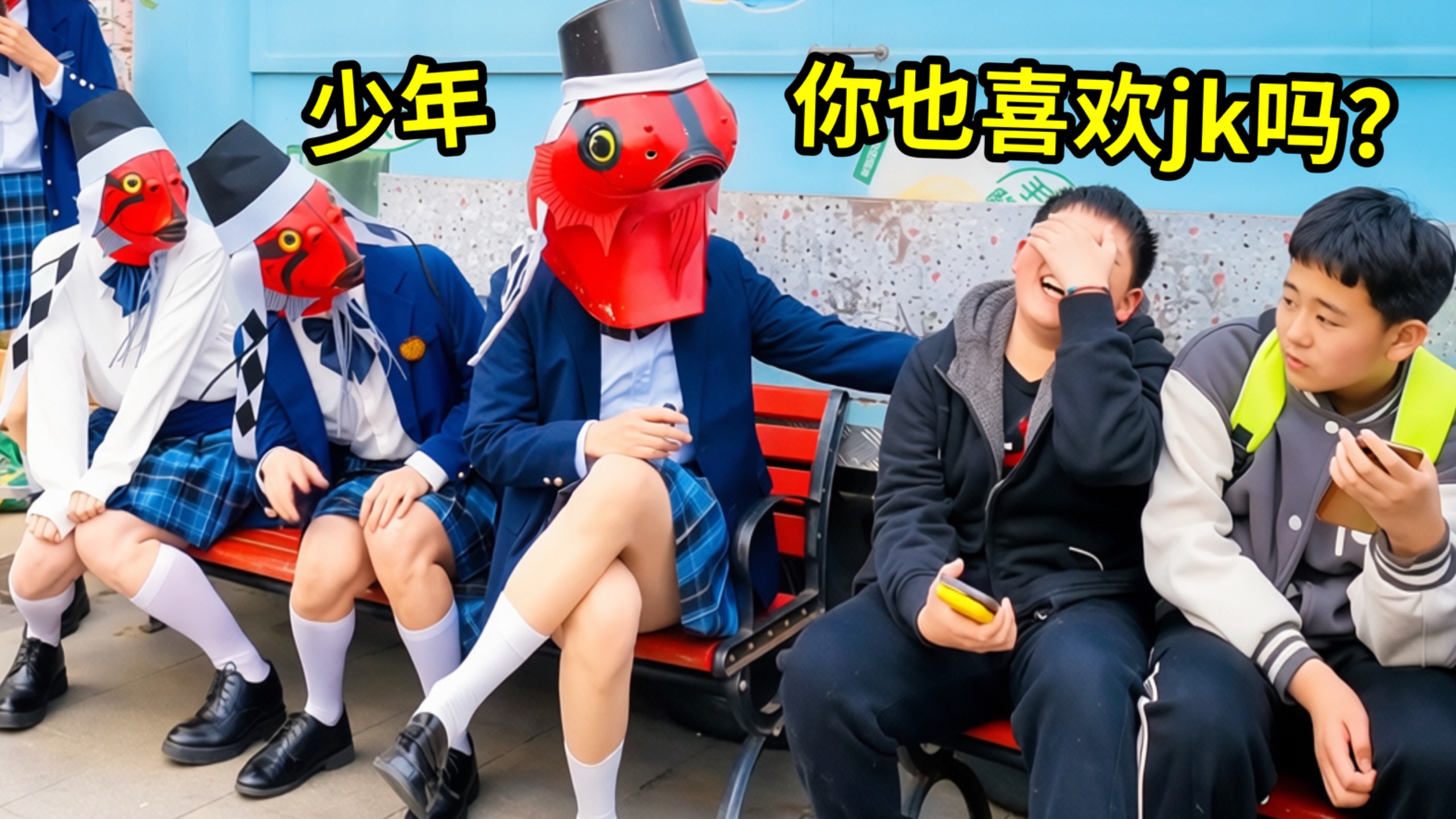 JK人鱼的愚人节商场大冒险？！