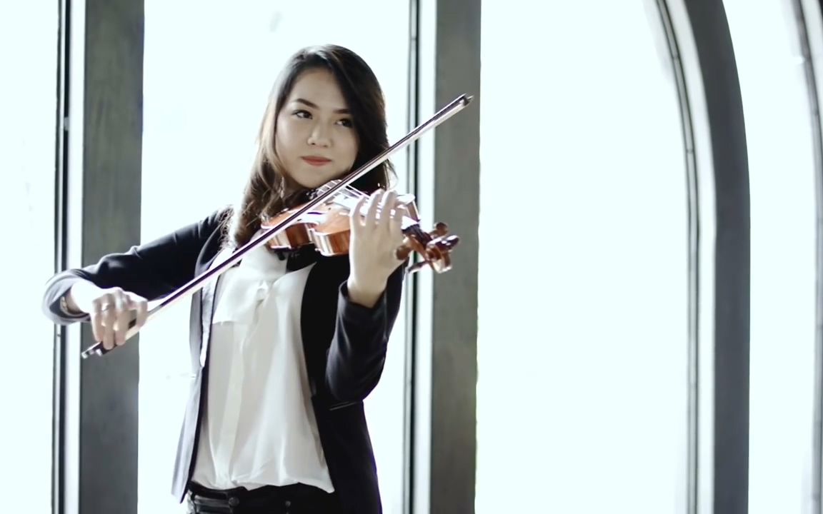 小提琴女神kezia amelia演奏 五十度灰 电影原声带love me like you