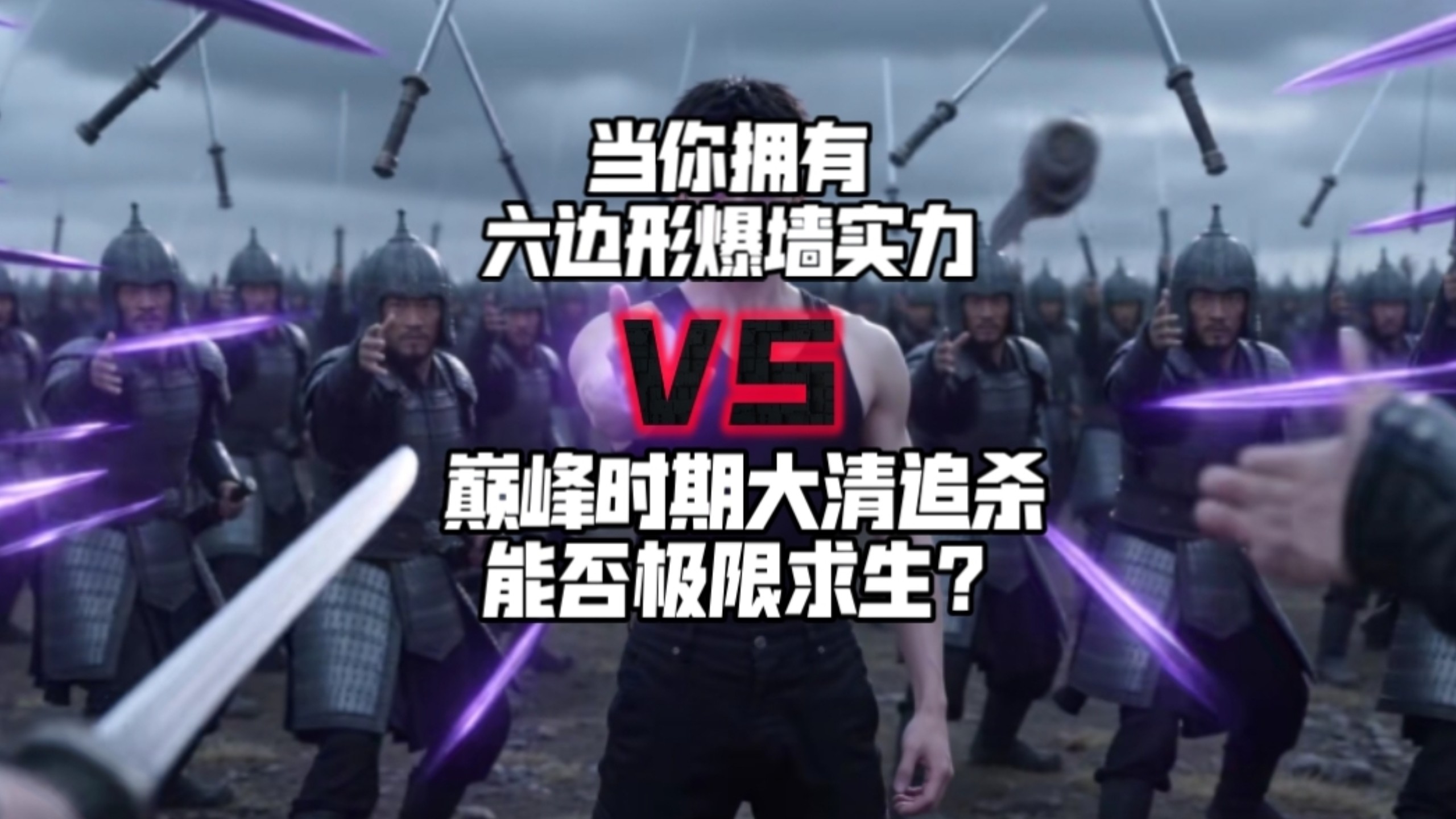 当你拥有六边形爆墙的实力，穿越到平行世界，被国力处于巅峰的清朝追杀，你能否依靠自身的力量和智慧极限求生？