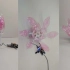 3D打印出的自动开合机械花