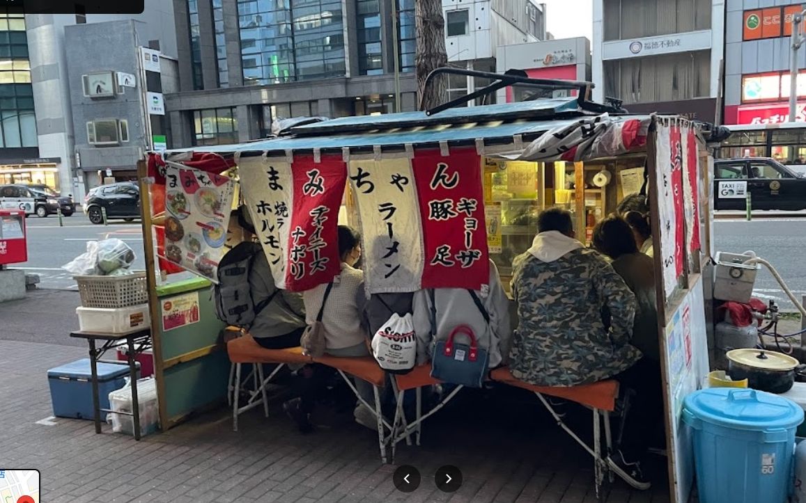 【日本美食】忙碌的老式拉面摊-日本屋台美食-福冈