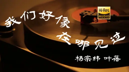 我们好像在哪见过 -杨宗纬、叶蓓 -【Hi-Res无损音质】