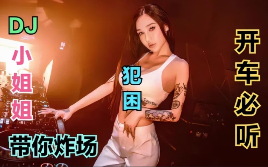 《DJ小姐姐带你去蹦迪》劲爆3D重低音，DJ现场解压，好听又洗脑！
