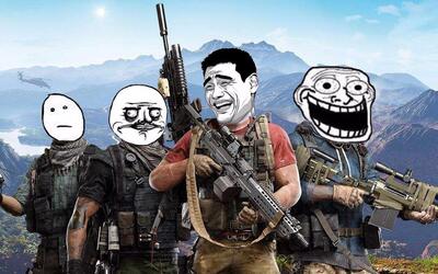 【幽灵行动荒野】与基友双狙战术潜入双视角分