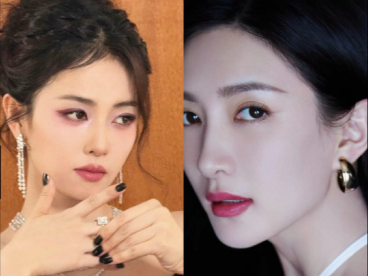 江疏影×白鹿×杨颖｜联合怼脸盯挑战，谁的眼神杀到你？