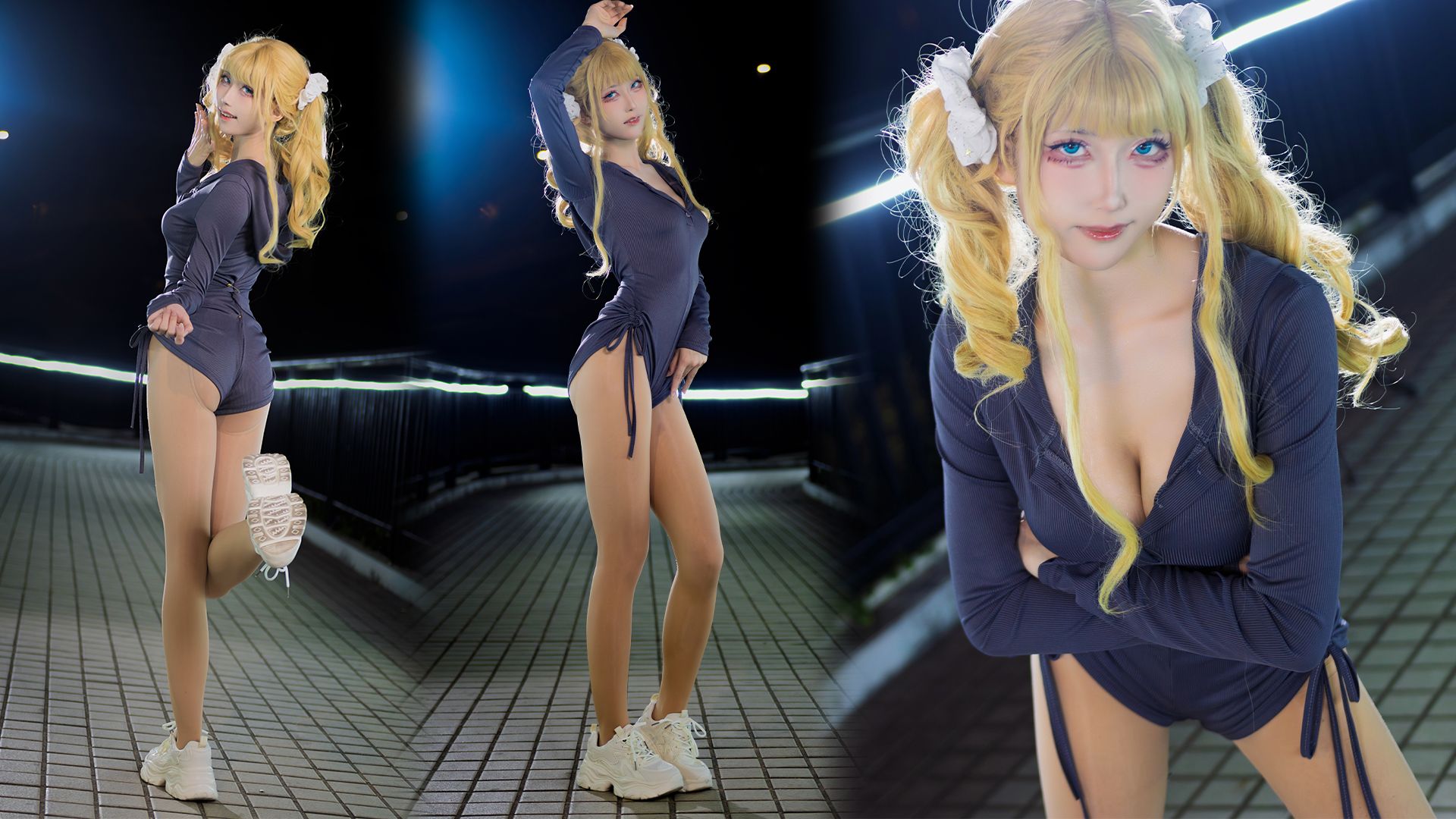 学长…情人节和学妹去夜跑吧♡回来之后…有奖励哦♡