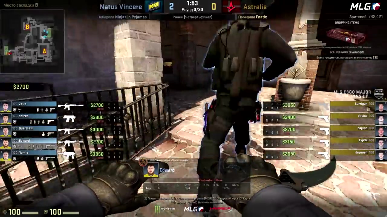 csgo职业哥第一视角naviedward32killsvsastralisdeinferno