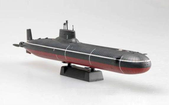 【模玩】EASY MODEL 号手 1:700 TYPHOON CLASS 台风级战略核潜艇 阿库拉 模型 评测视频在线观看_ 放肆吧