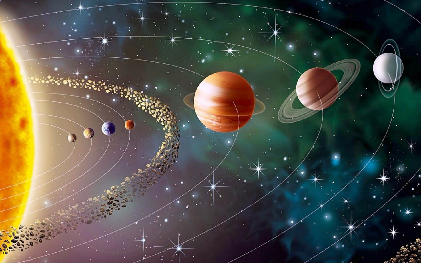 太阳系八大行星简介_自转