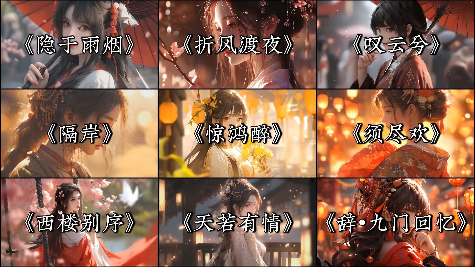 【古风DJ•003】“奔赴向你山海无拦，你若青石隐于雨烟...”『无损音质』