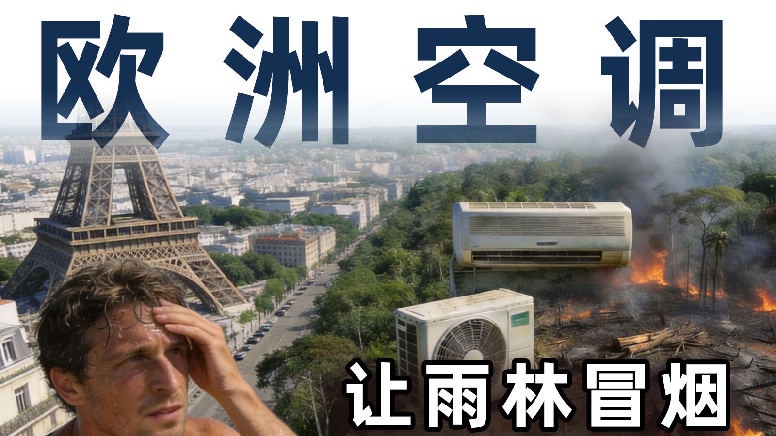 欧洲人宁当“极右翼”也要高价买中国空调，你让亚马逊雨林咋办？【毒舌的南瓜】