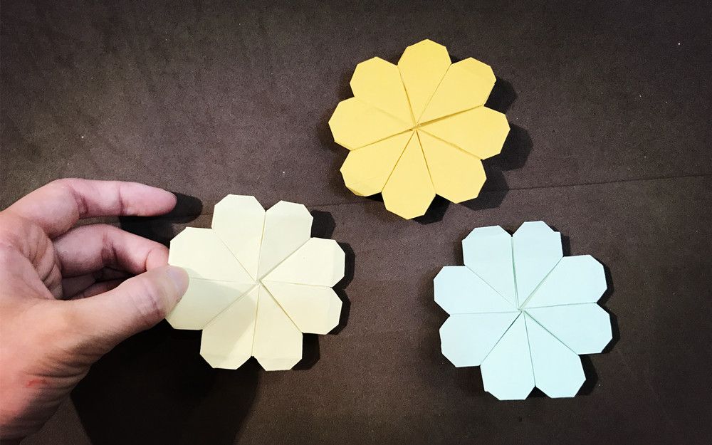 简单入门折纸,幸运四叶草图片
