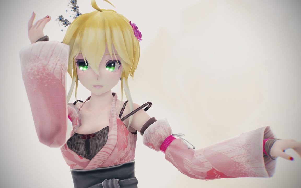 mmd这位saber有点妖艳极乐净土