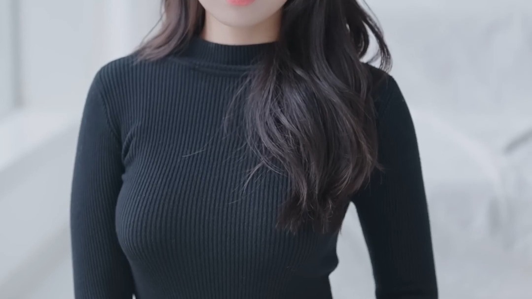 seoyoon小姐姐穿搭系列&黑色毛衣