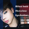 Alfredosmetic | Milani12色眼影盘#BOLD OBSESSIONS#试色眼妆初尝试！万能盘百搭色蓝灰色系CUTCREASE分享