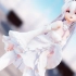 【纯白MMD】白色连衣裙弱音的绝对领域！！