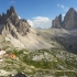 【4K看地球】这是真实的世界吗？徒步旅行必打卡，意大利拉瓦莱多三峰山
