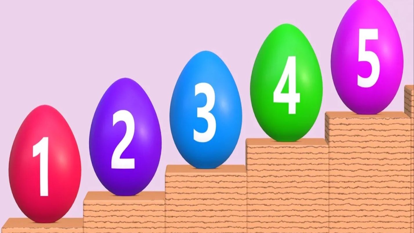 数字歌曲 | 1 到 100 | 英语计数 | 123 | 从 1 数到 100 | 最佳儿童视频 玩具和颜色