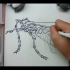 【济南蚂蚁学堂】江南设计 针管笔机械类表现 蜜蜂（高考设计手绘教程）