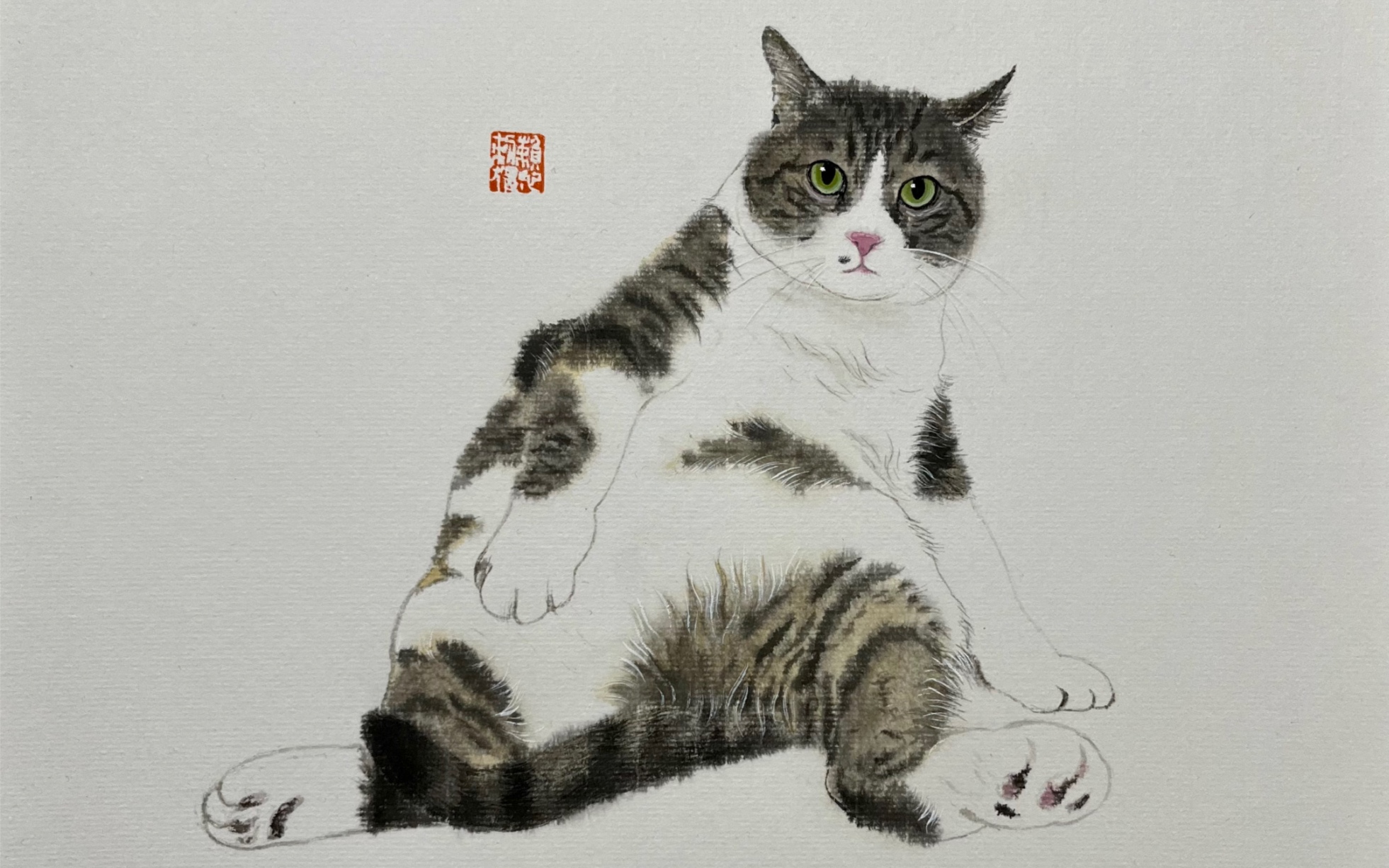 画只猫 国画猫咪的画法