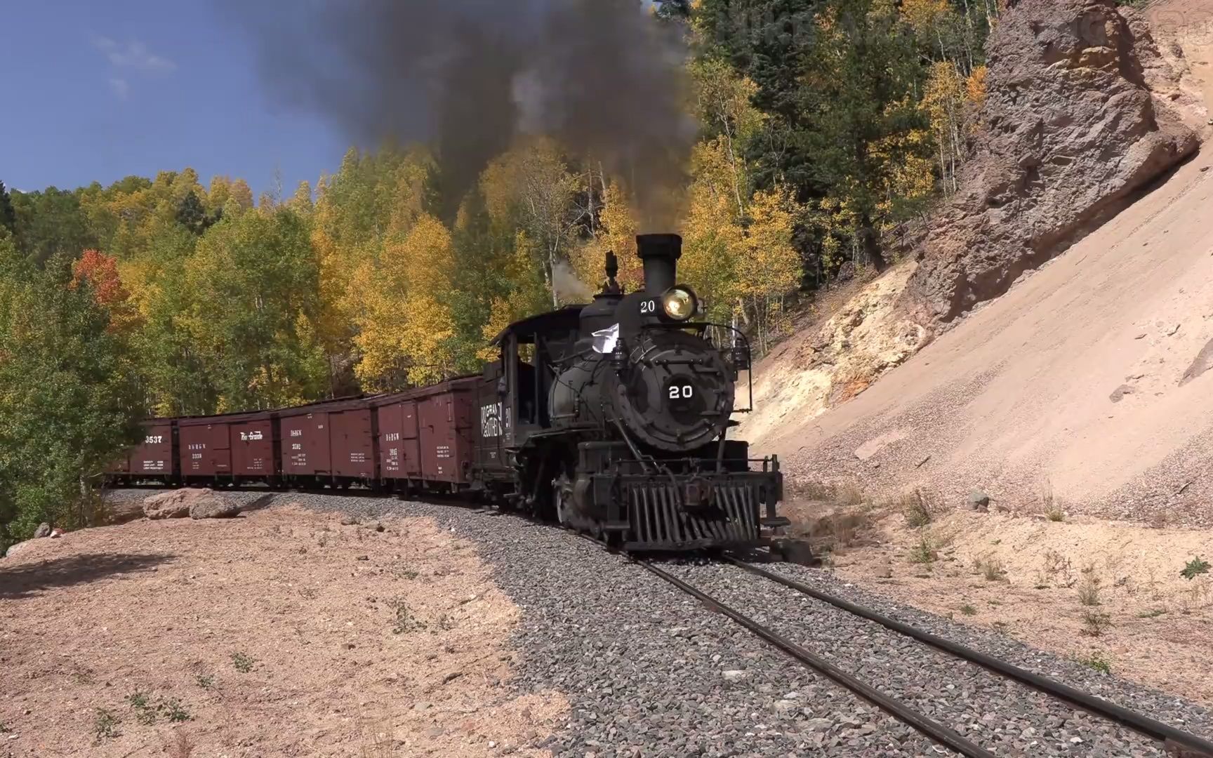 【你还认得中视频中的前进机车吗？】美国蒸汽机车合集视频
