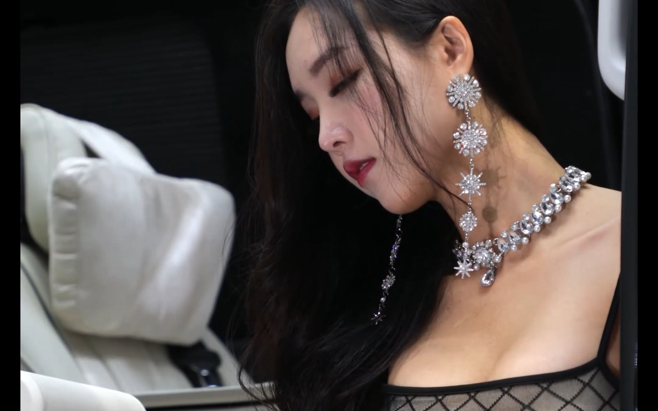 Miss Kimgaon's Little Halter Plaid Skirt Car Show Outfit