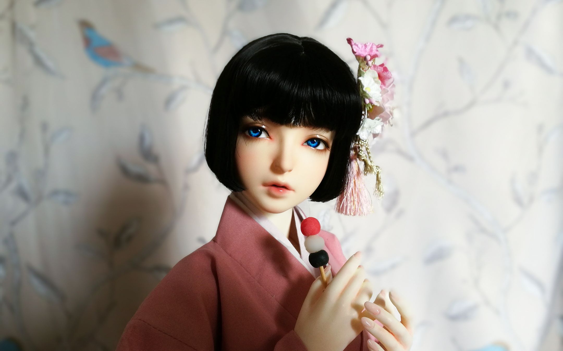 【bjd】三分和服开箱!人形恐惧预警,娃娃换装全记录