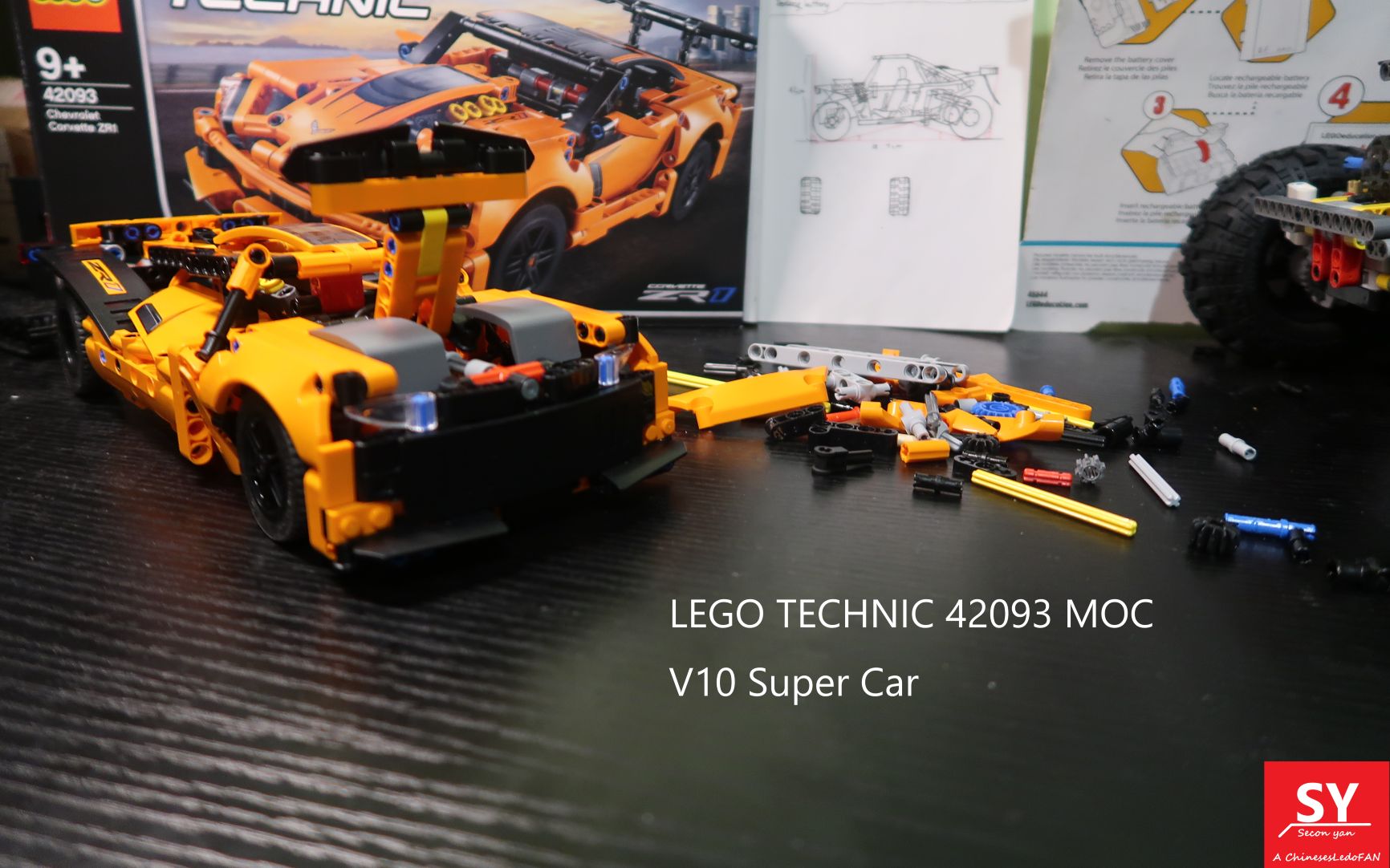 乐高科技组42093套内MOC V10 Super Car_哔哩哔哩_bilibili