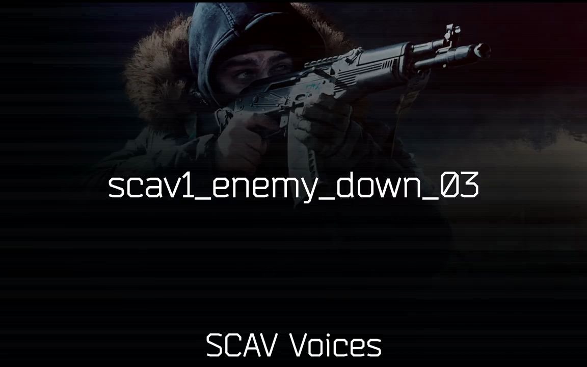 逃离塔科夫SCAV全语音台词合集