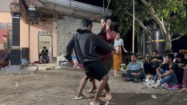 Indonesia Human Dance in One