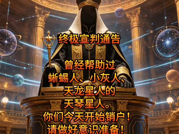 终极宣判通告