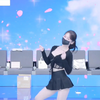 jinricp女团 第三季 第十二期  9.30 中文字幕 韩宝贝  黑色小短裙