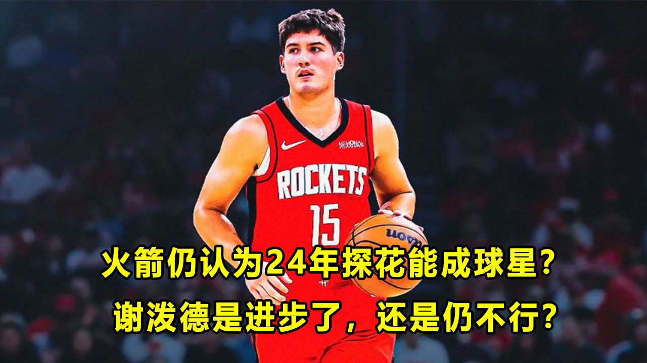 【Terry】火箭仍认为谢泼德有机会成为下一个纳什？24年探花第二年到底是进步了，还是仍是一坨？