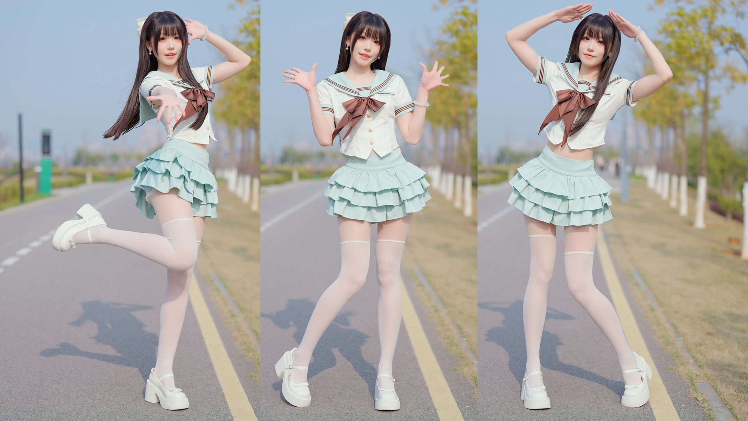阳光！水手服！美少女！
