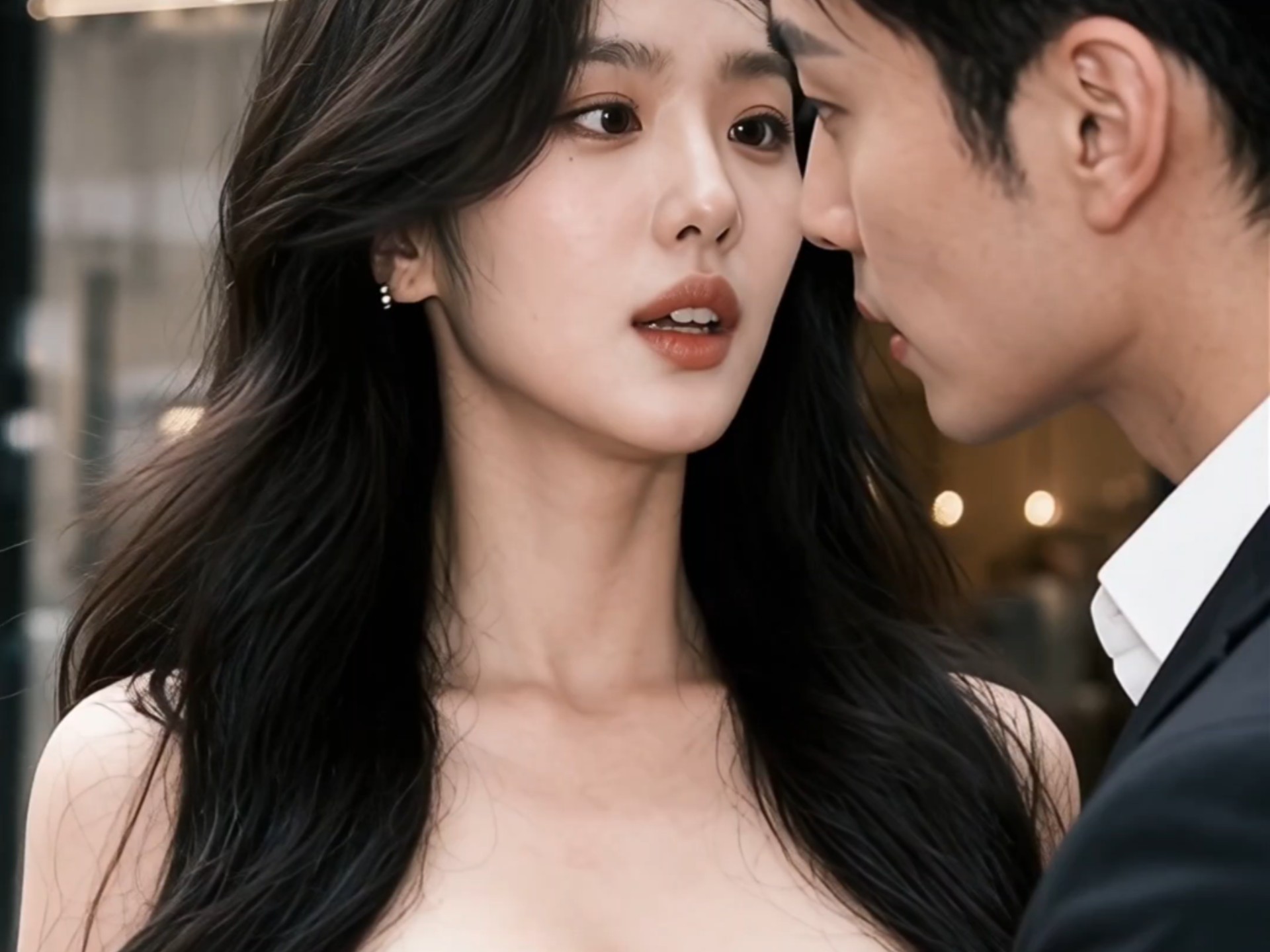 AI制作视频 女神街拍