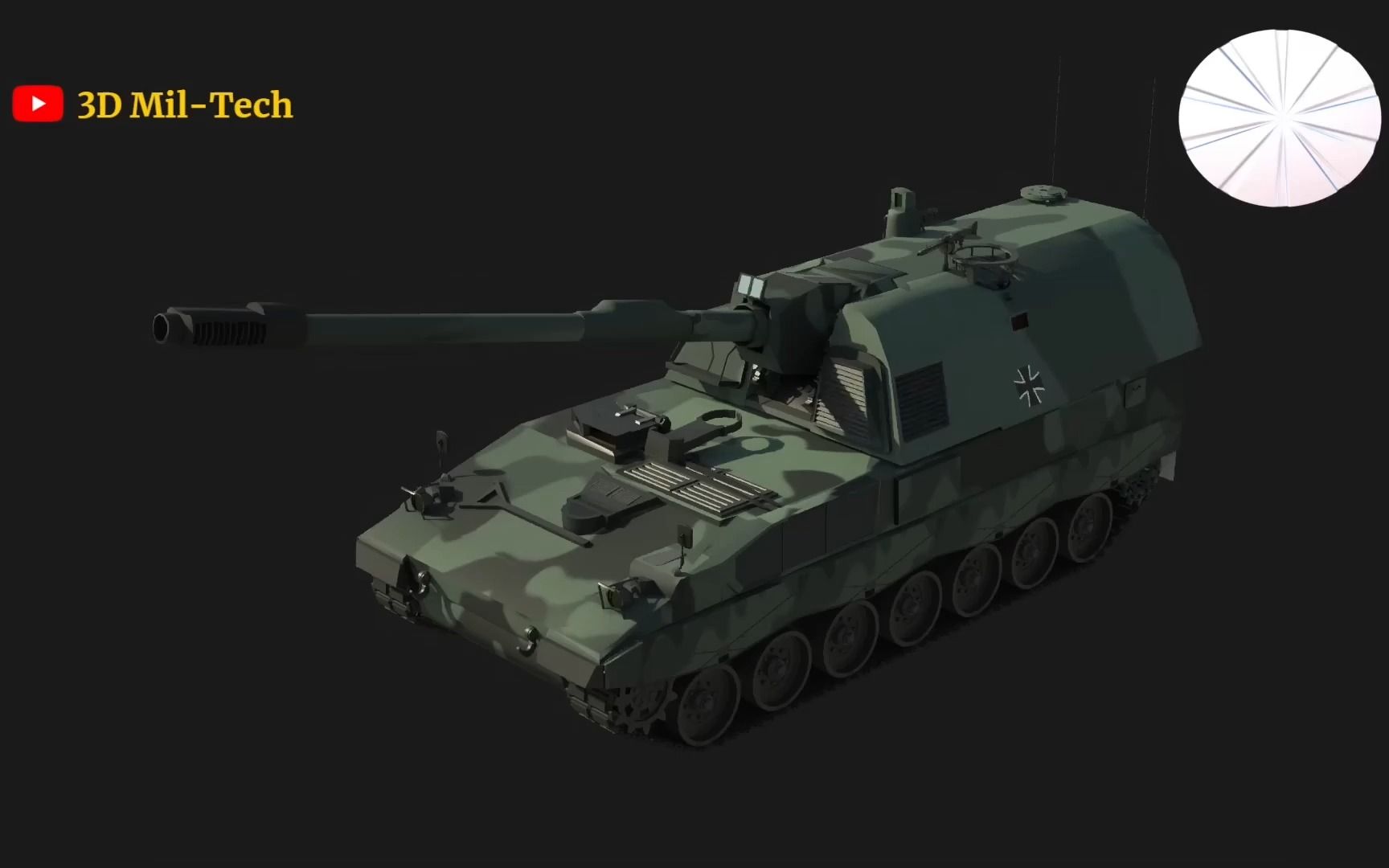PzH-2000自行榴弹炮自动装弹机构3D模型+实操演示