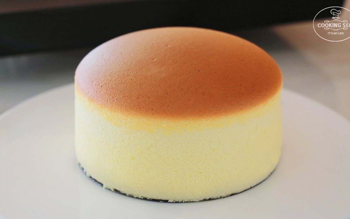 【油管美食】蓬松酸奶蛋糕食谱 | 舒芙蕾酸奶蛋糕