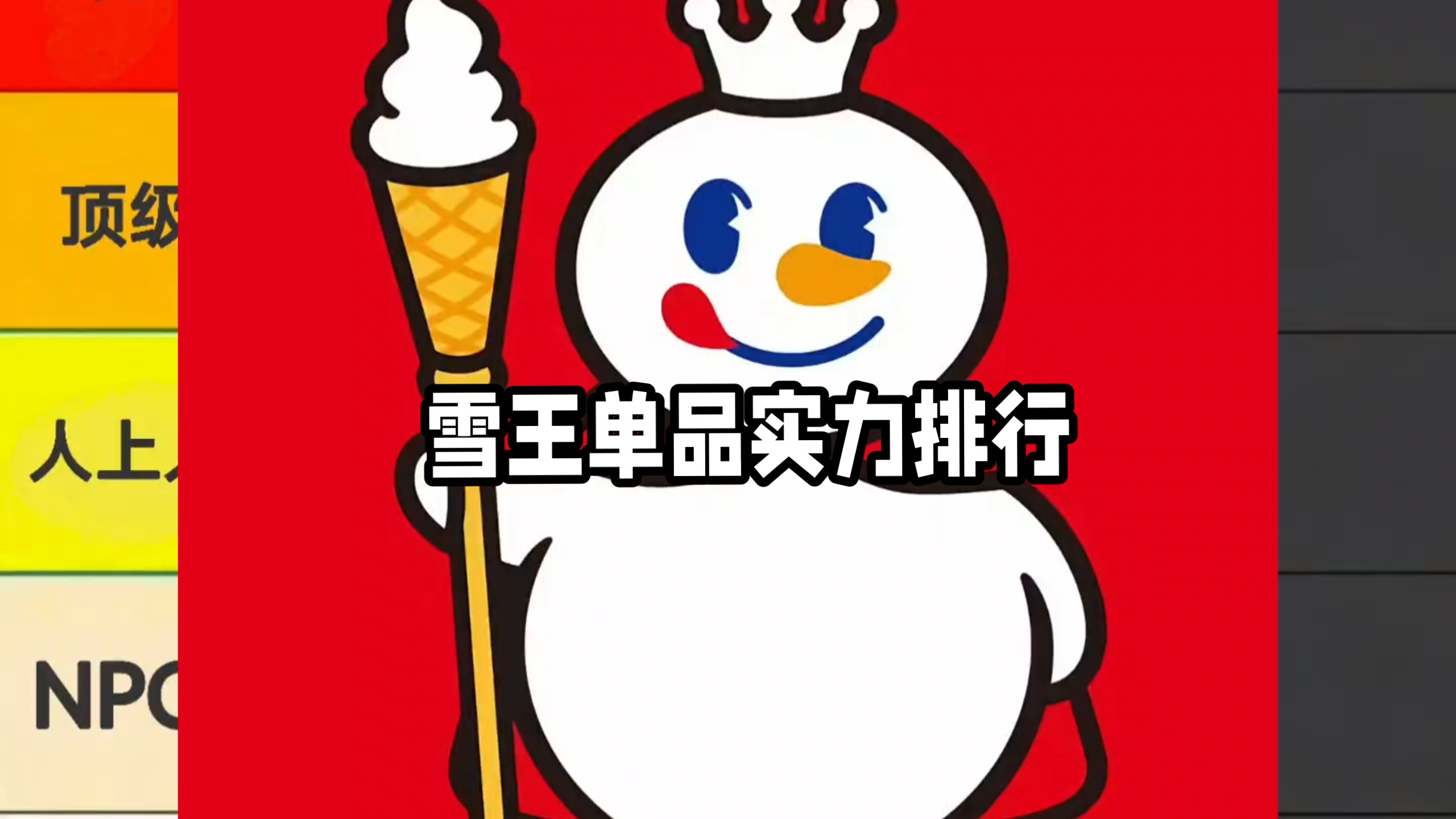 雪王单品实力排行