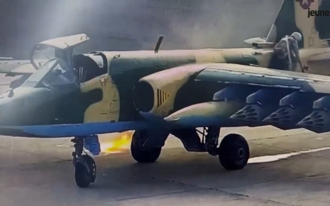 被卢旺达击伤的刚果SU-25