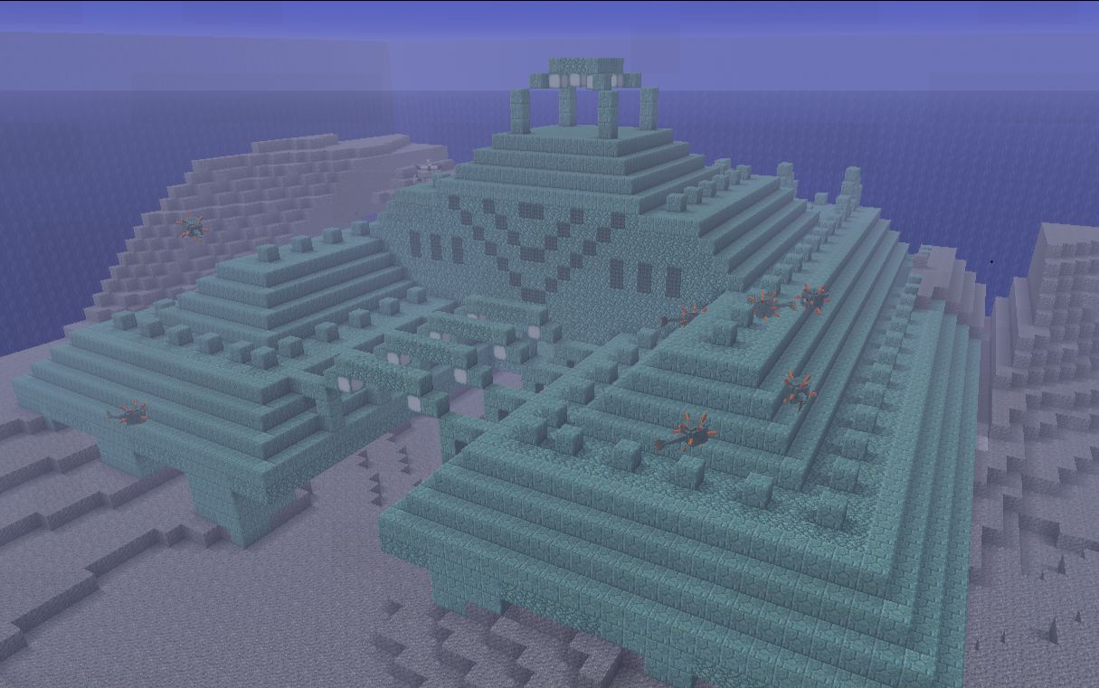 Minecraft 我的世界1 9 4 第28期 极限生存 寻找并探索海底神殿海底遗迹远古守卫者海晶灯 哔哩哔哩 つロ干杯 Bilibili