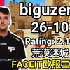 biguzera (26-10) Rating:2.12 欧服天梯五排 (荒漠迷城) | 2024.08.28 | CS2 POV/DEMO_第一视角