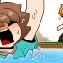 【失败者动画】史蒂夫掉水里了？？！！