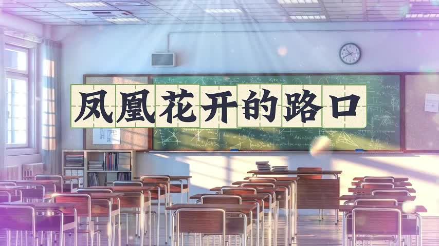 《凤凰花开的路口》无水印歌曲背景